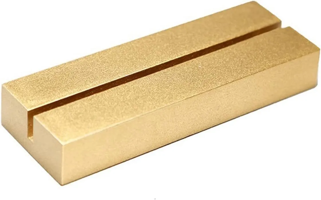 Gold Rectangle Table Number Holder