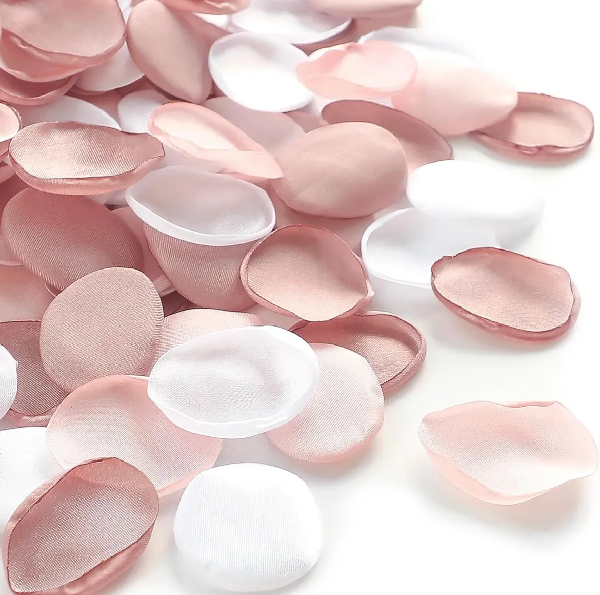 Rose and Blush Silk Flower Petals