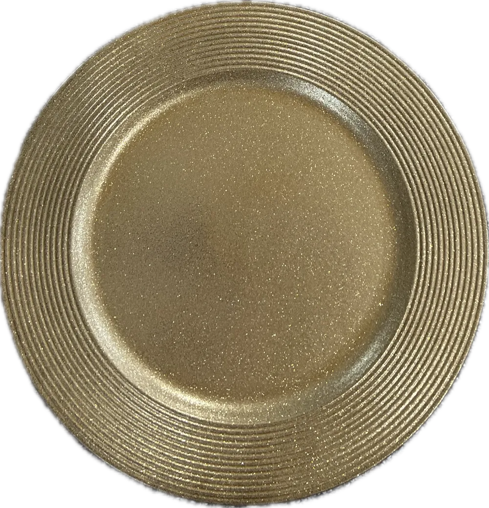 Gold Glitter Chargers