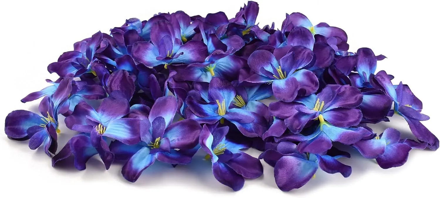 Purple/Blue Orchids and Lillies