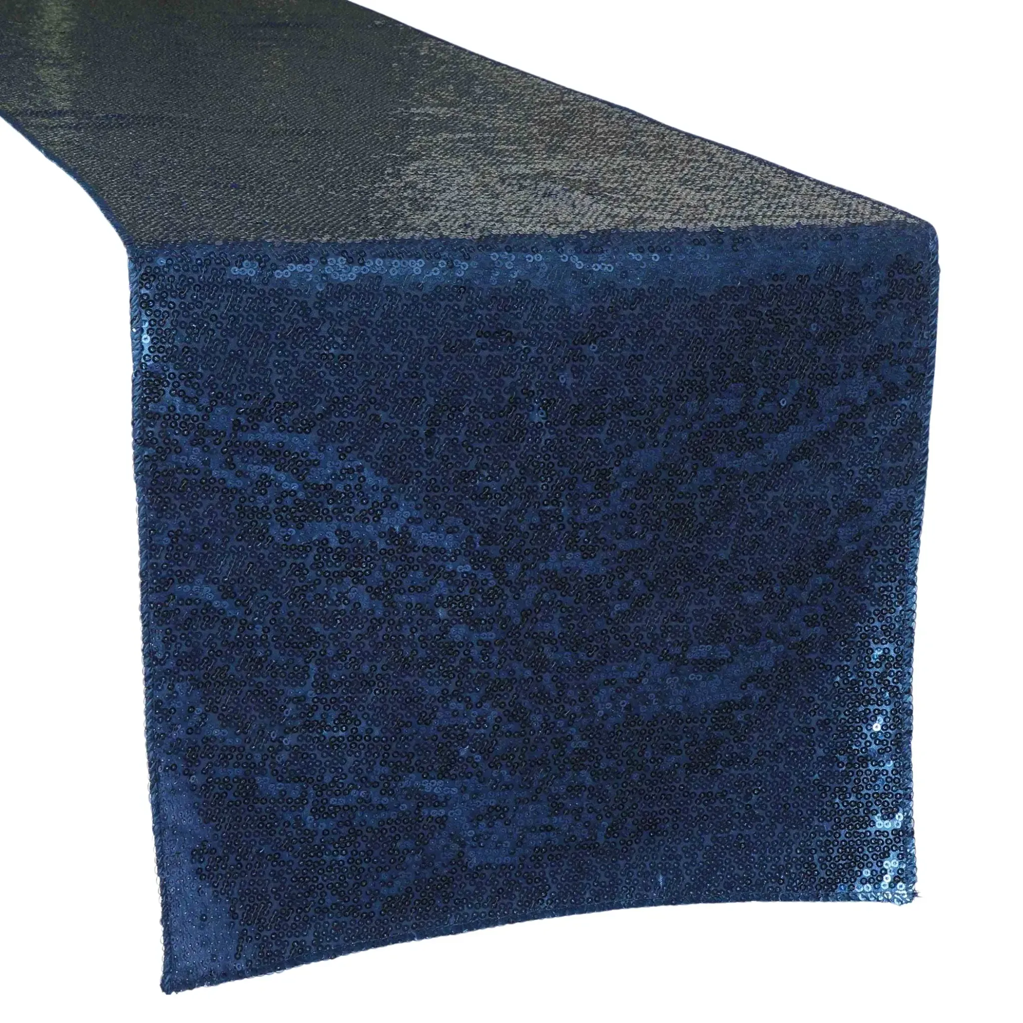 Navy Blue Sequin Table Runners
