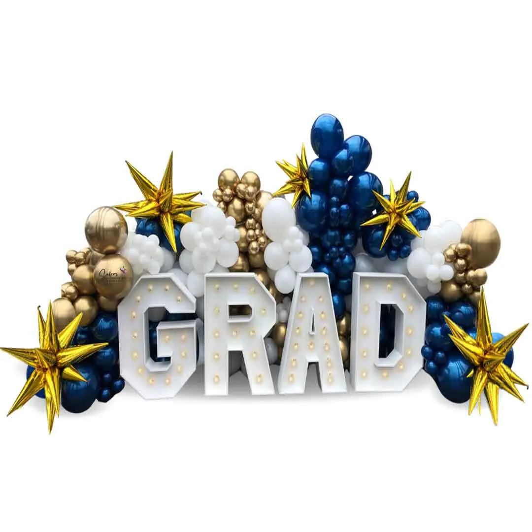 3' Tall Marquee Letters - GRAD