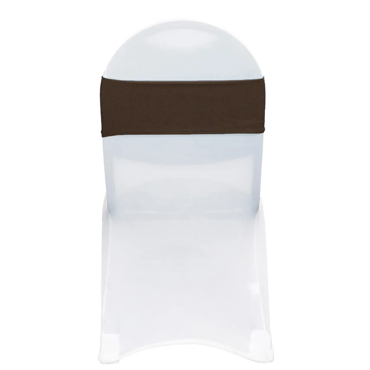 Chocolate Brown Spandex Chair Bands
