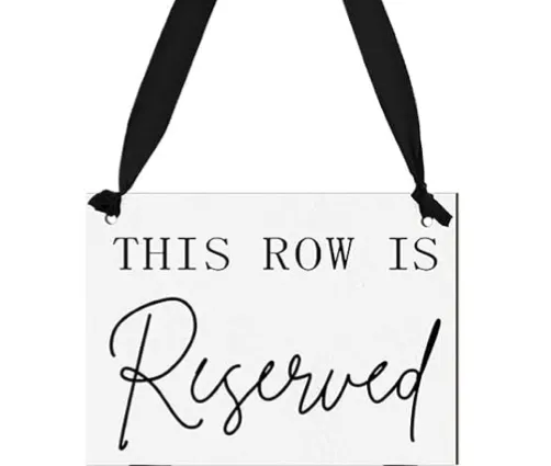 Reserved Row Signs