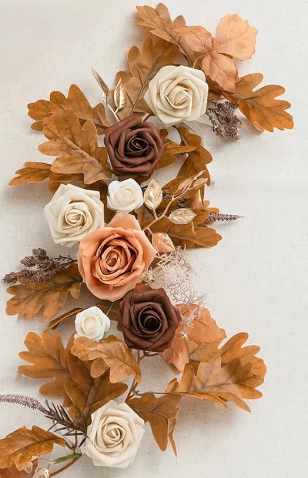 Brown Rust and Sepia 2' Garland/Wreath