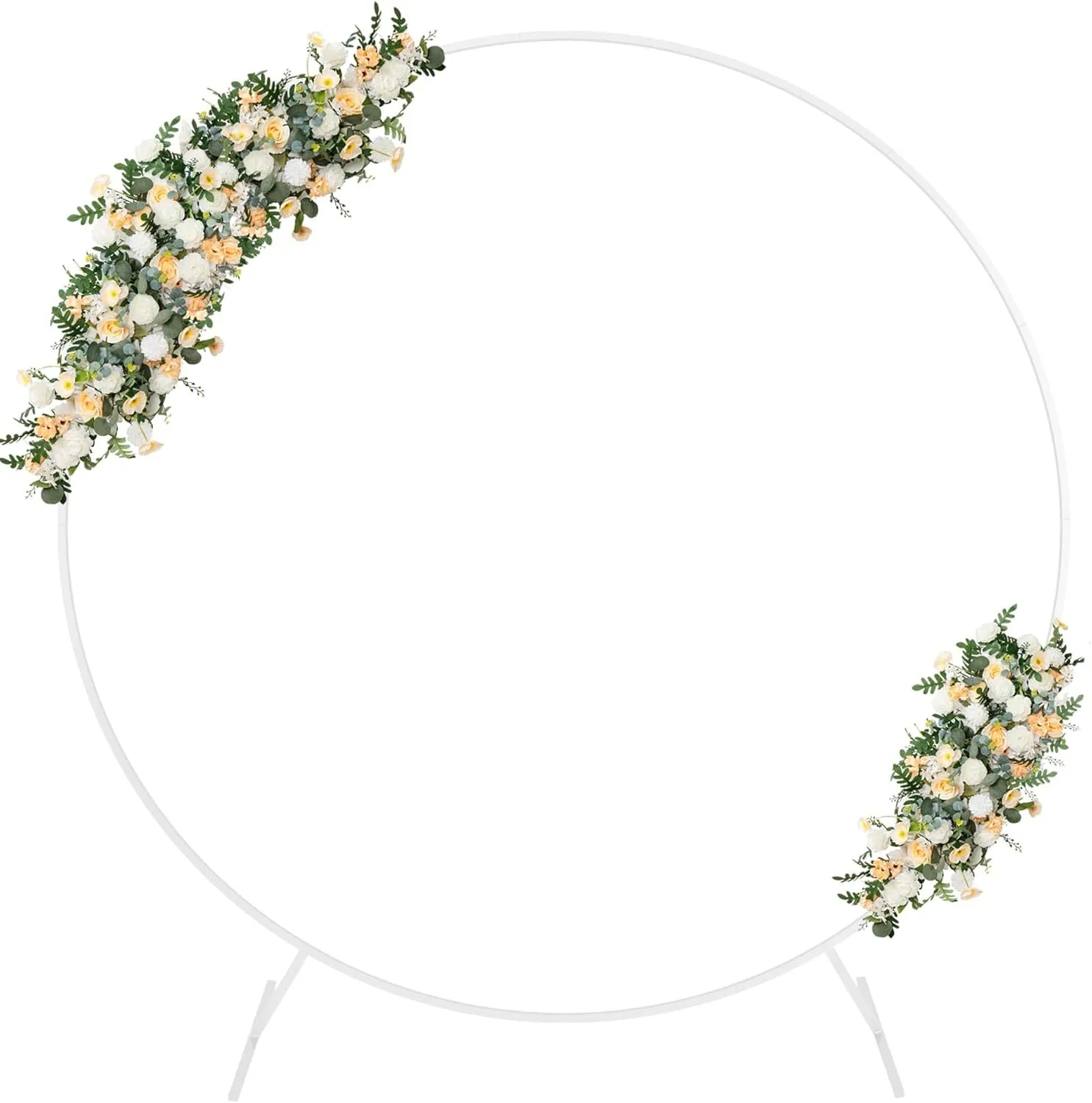 White Round Arbor