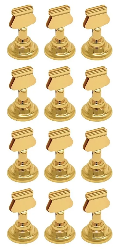 Gold Metal Table Number Clip