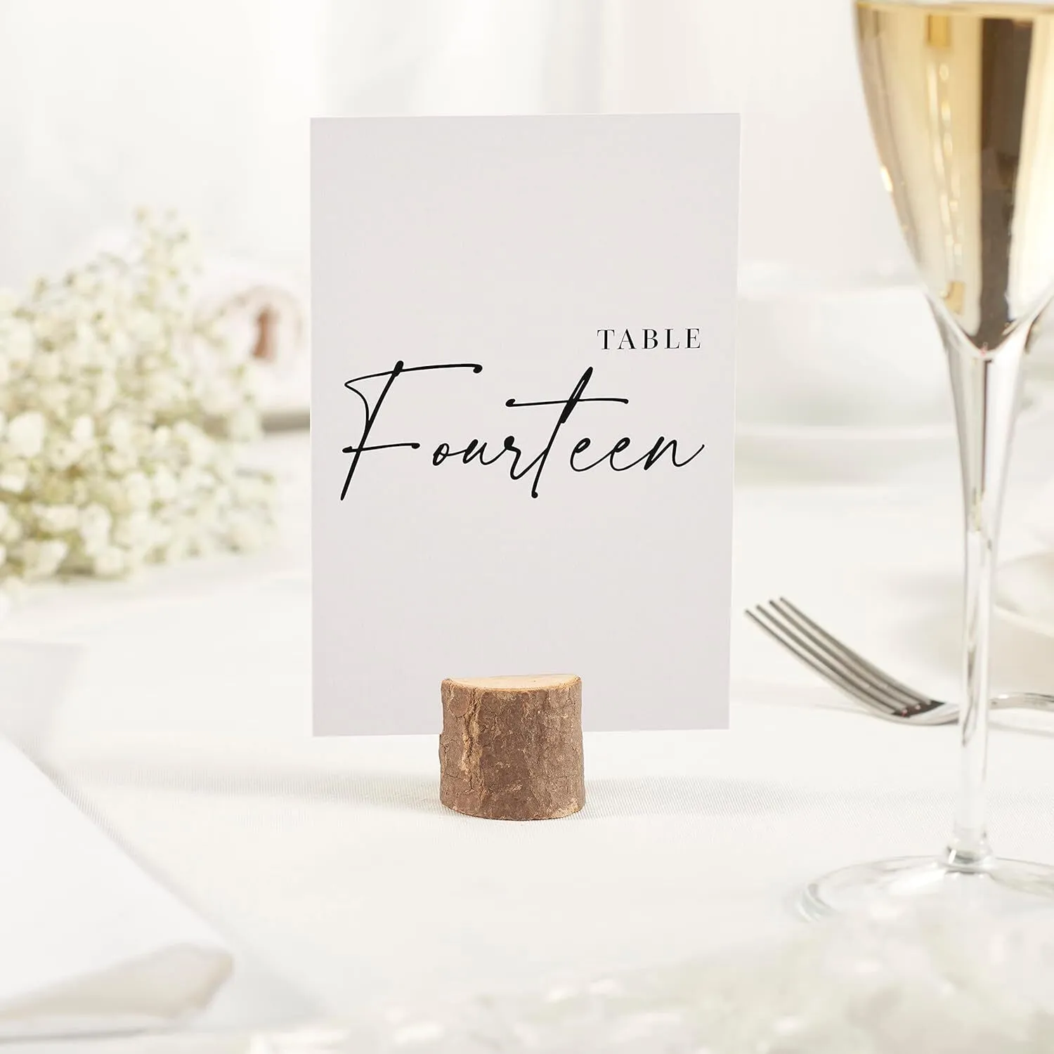 Table Numbers - Black Set 10