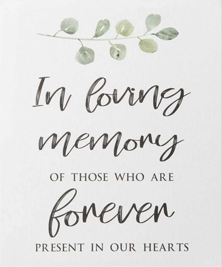 Table Signs - Eucalyptus