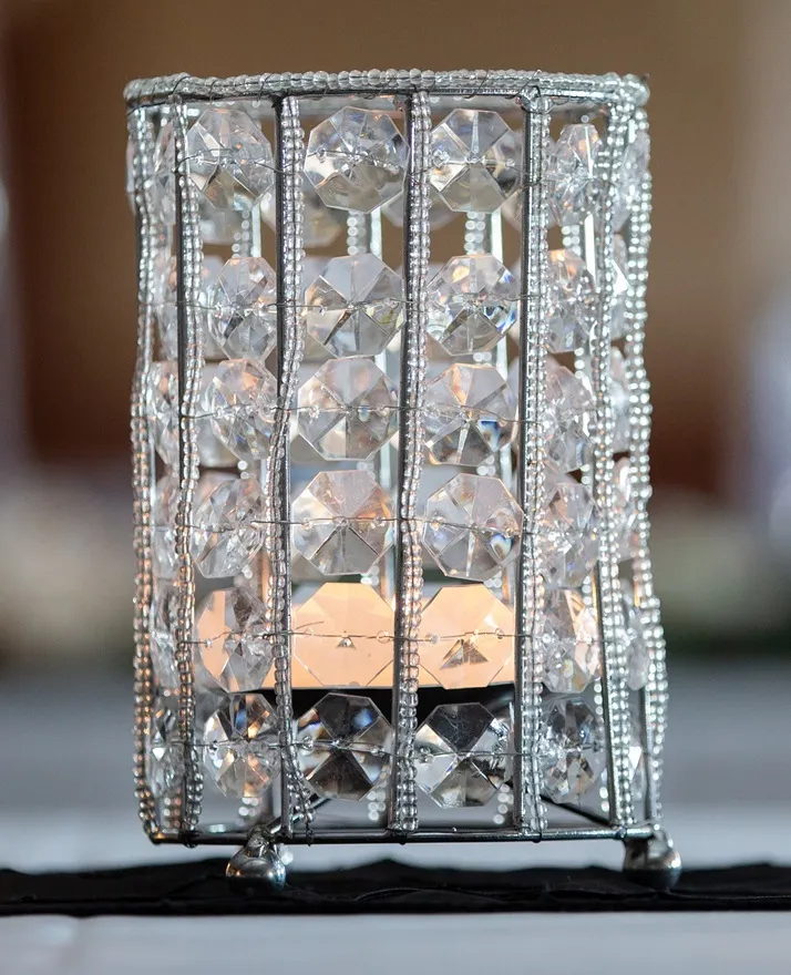 Silver Crystal Column