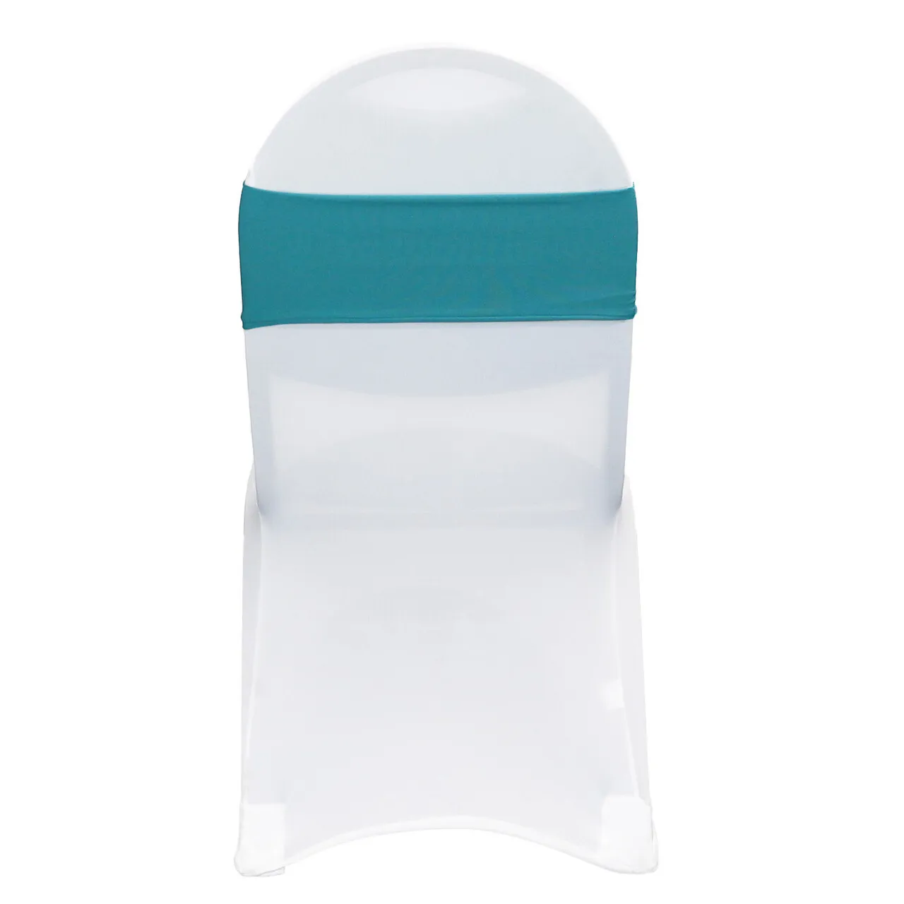 Teal Spandex Chair Bands