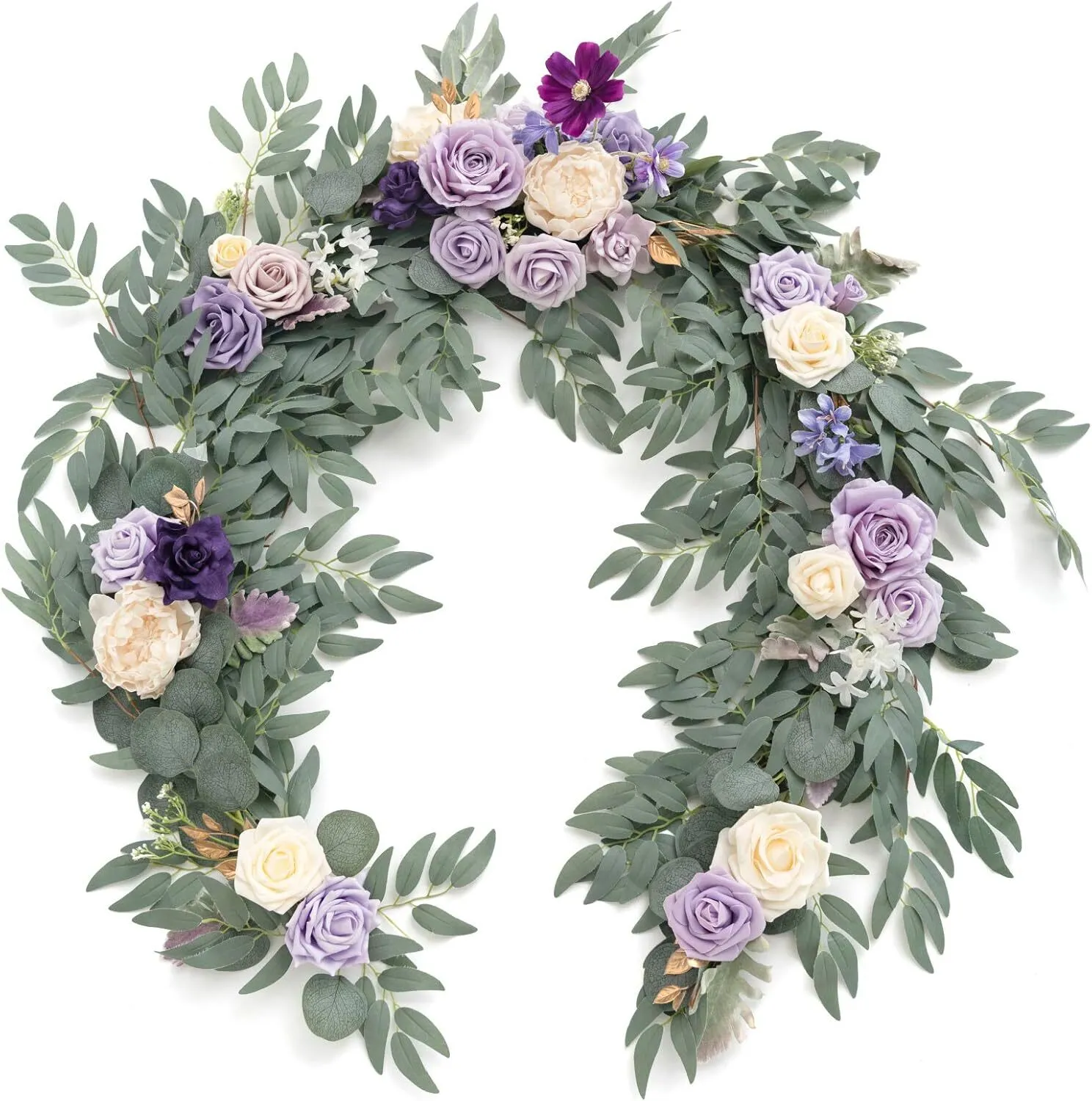 Lilac and Gold 6' Garland