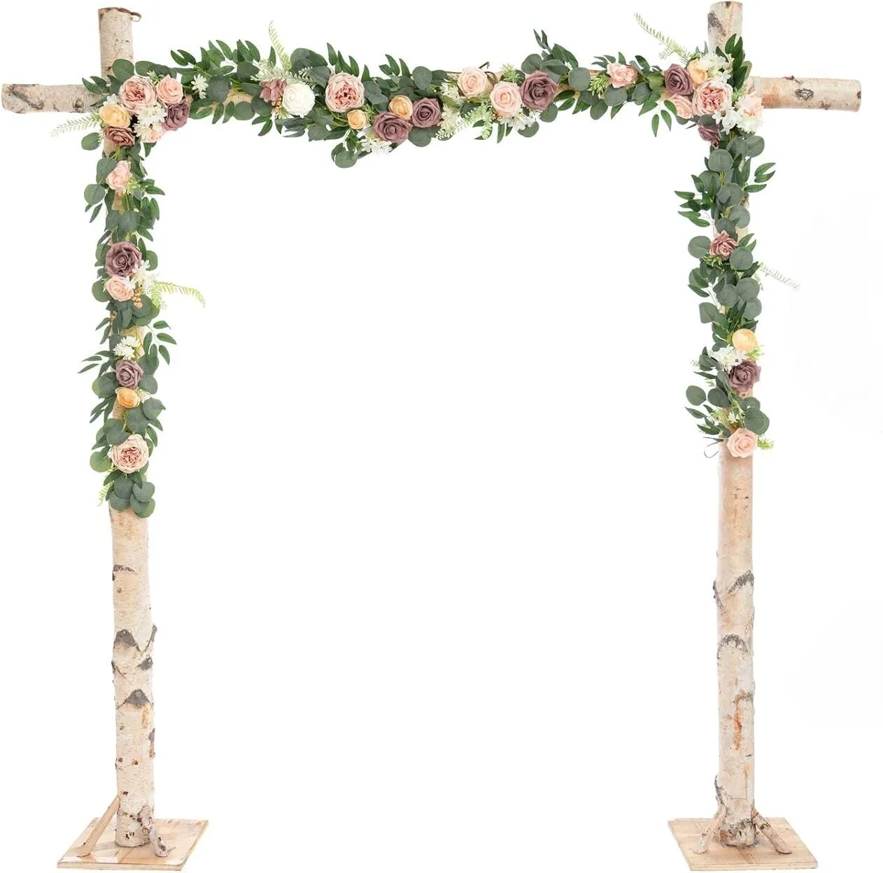 6.5' Dusty Rose Ceremony Garland