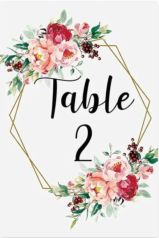 Table Number - Set 13