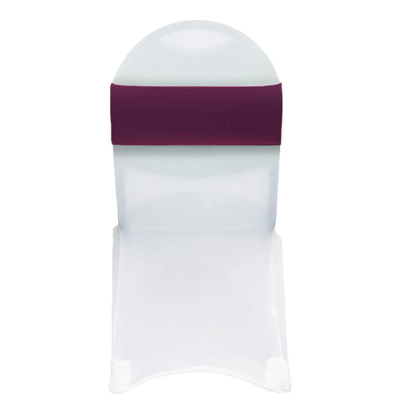 Eggplant Spandex Chair Bands