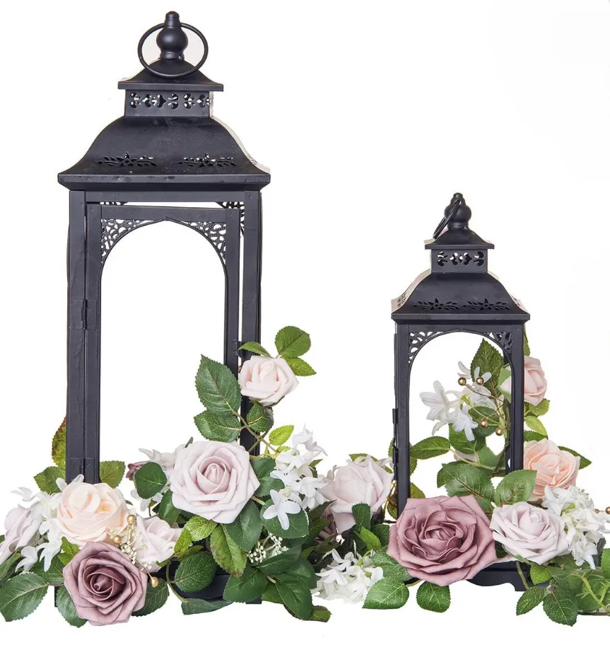 Dusty Rose and Cream 2' Garland/Wreath