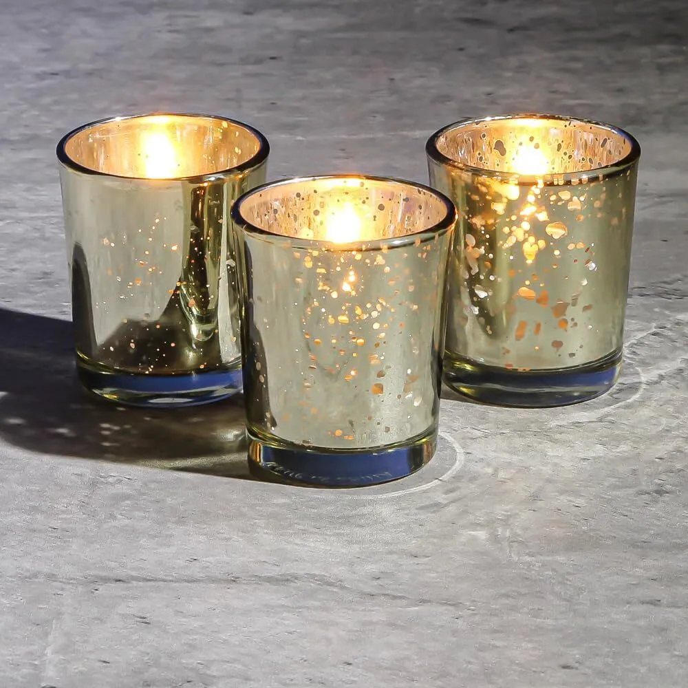 Gold Mercury Votives