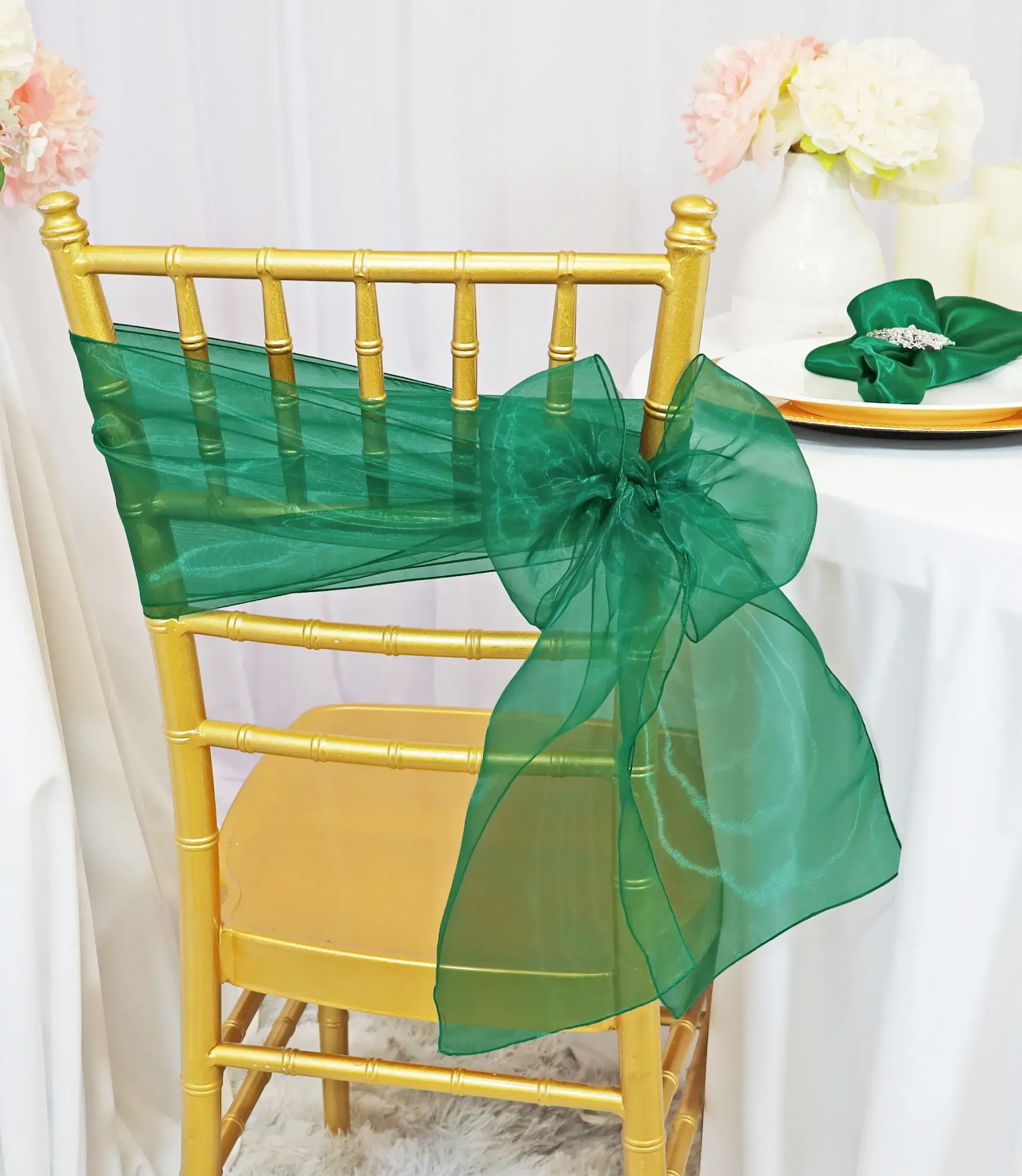 Jade Organza Sashes