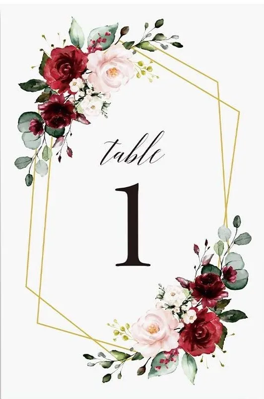 Table Numbers - Set 11