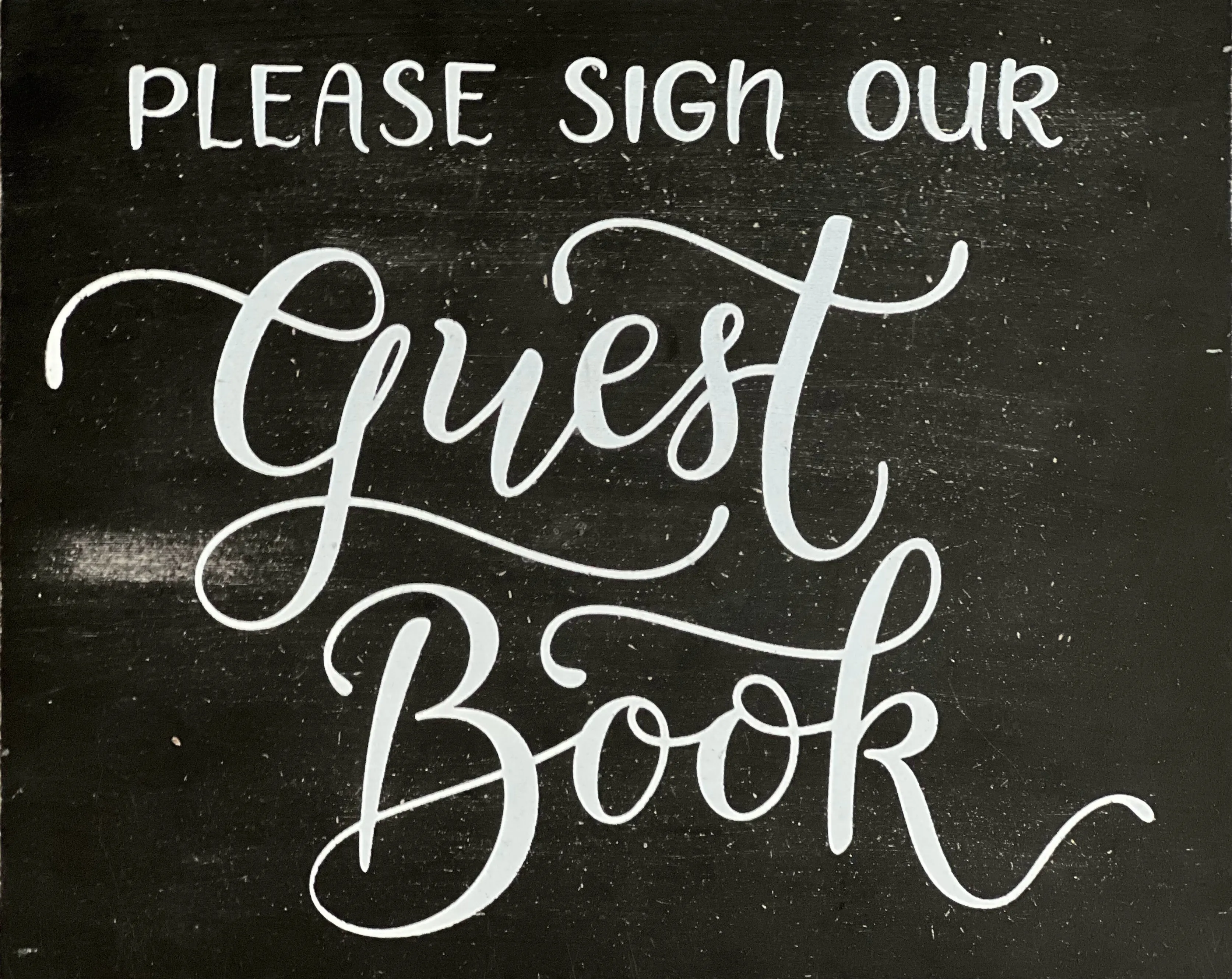 Black Chalkboard Sign Set