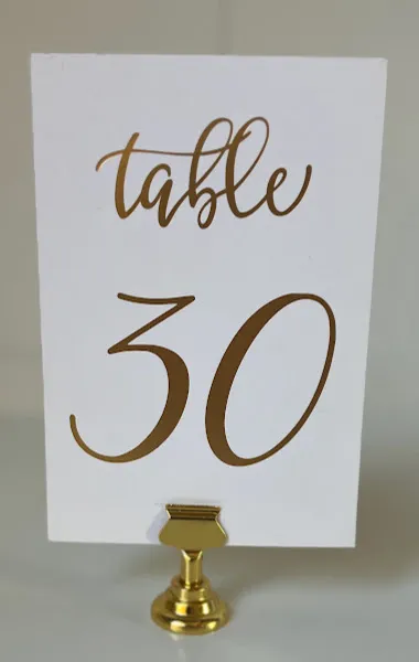 Table Numbers - Set 3