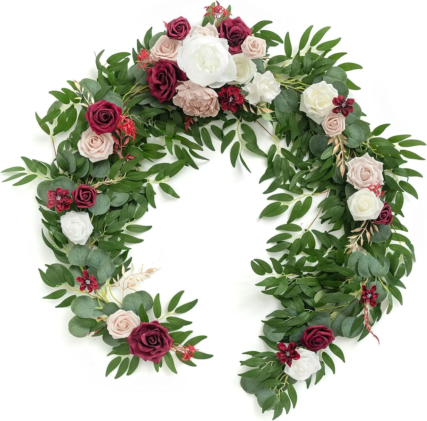 Marsala and Blush 6' Garland