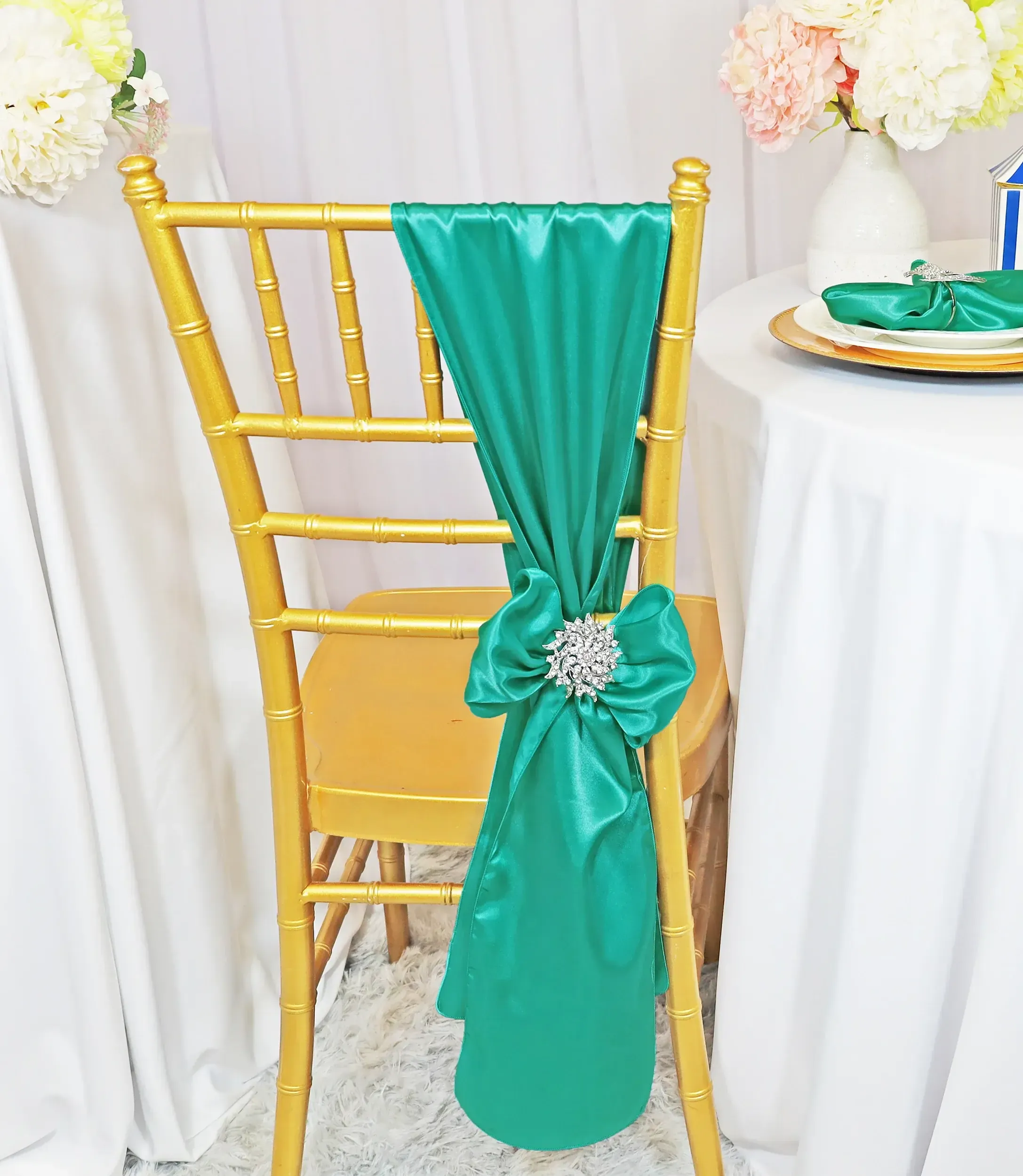 Jade Satin Sashes