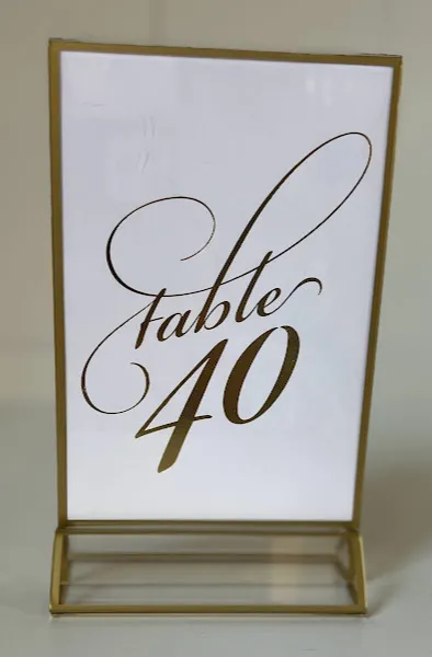Table Numbers - Set 4