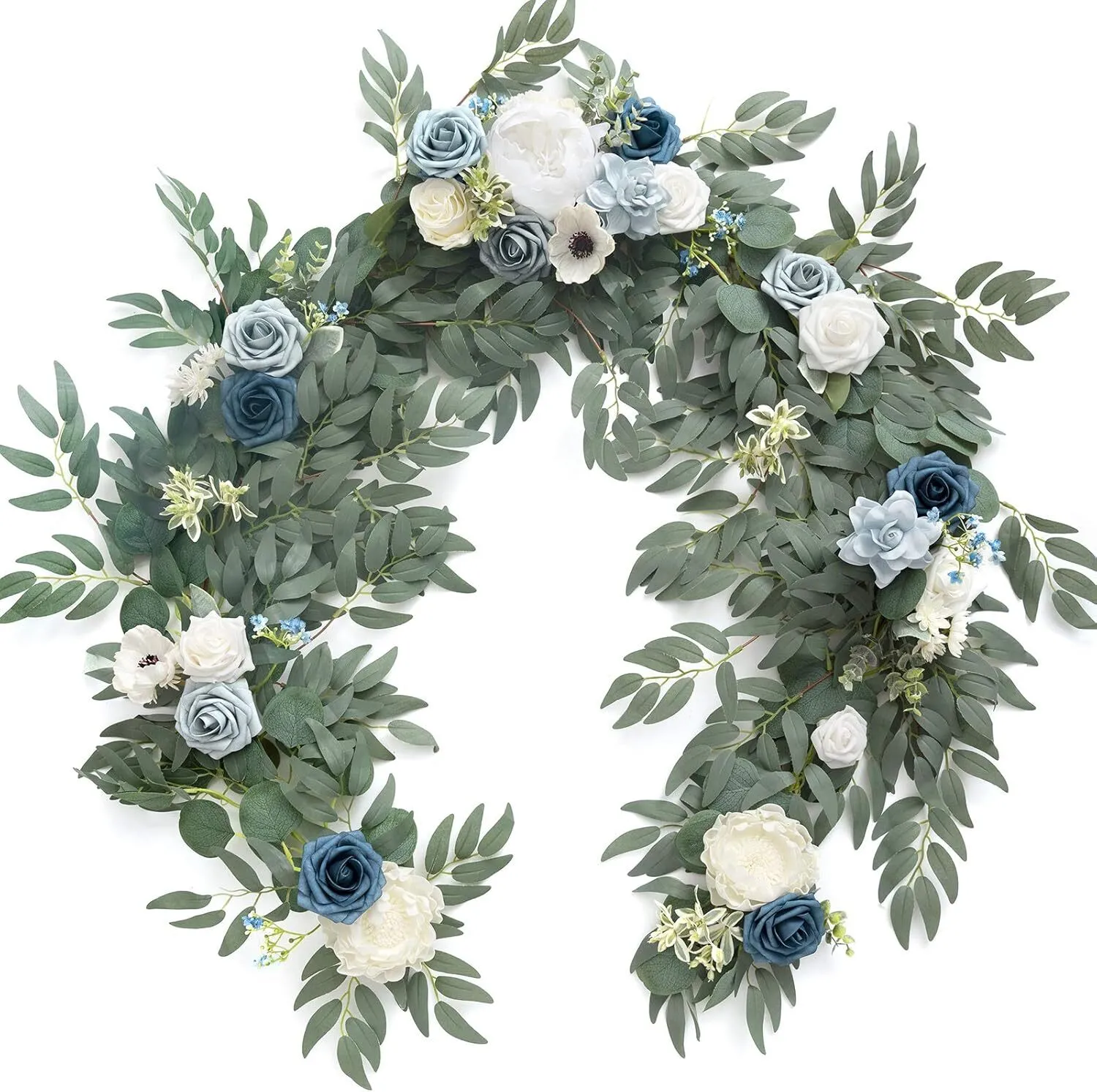 Dusty Blue and Navy 6' Garland