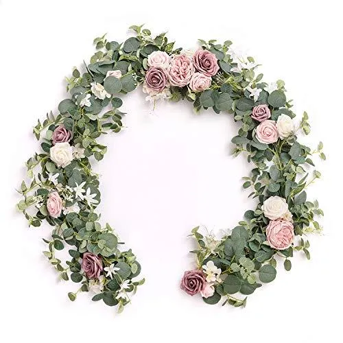 Garden Dusty Rose 6' Garland