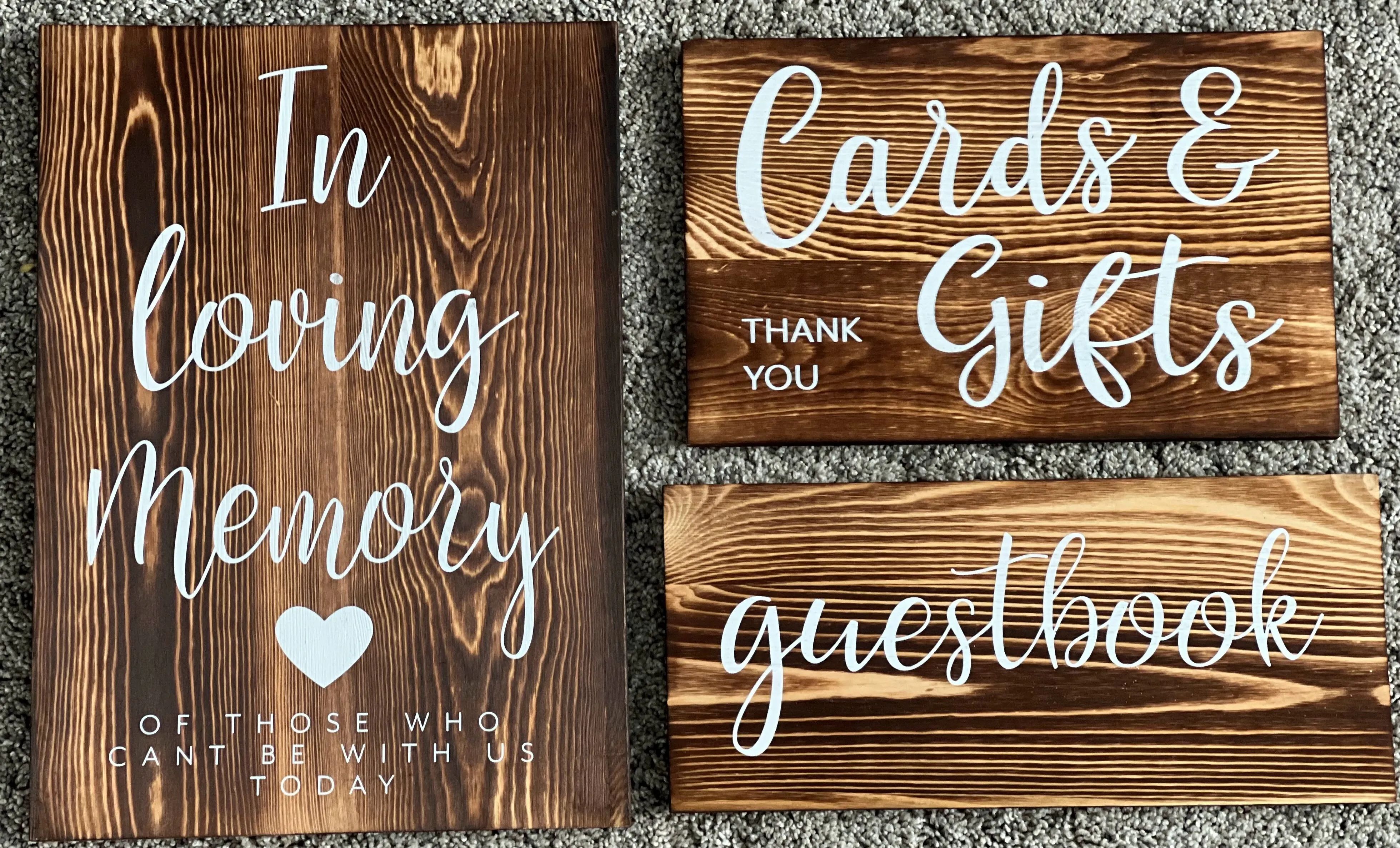 Rustic Sign Set