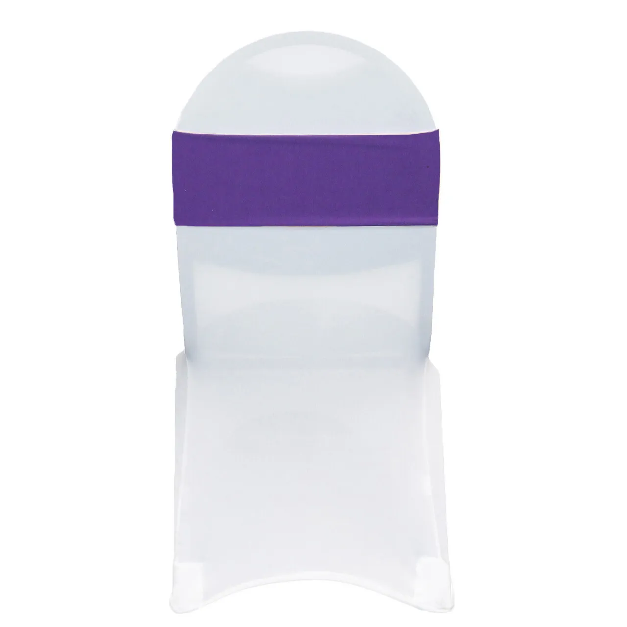 Purple Spandex Chair Bands