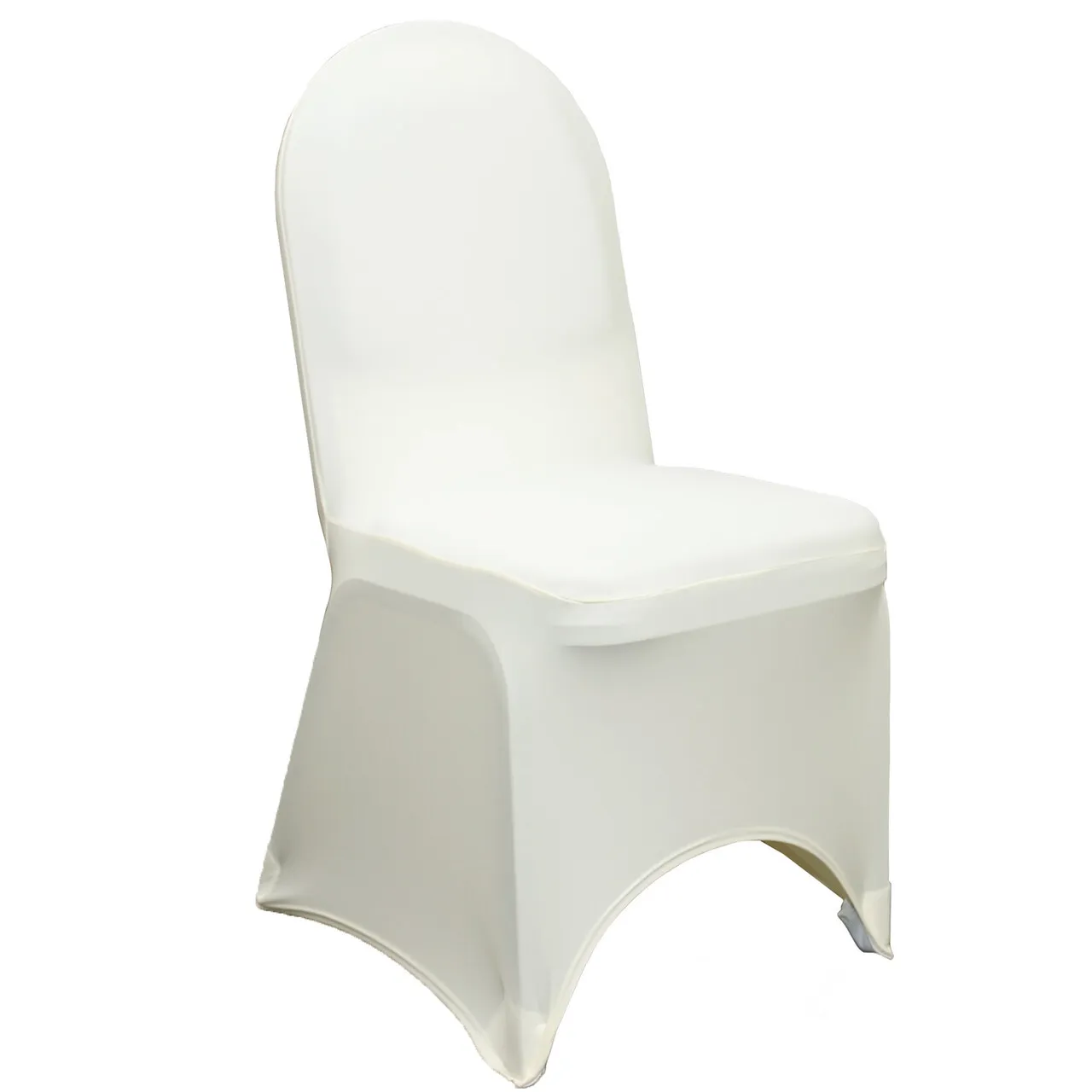 Ivory Spandex Banquet Chair Cover