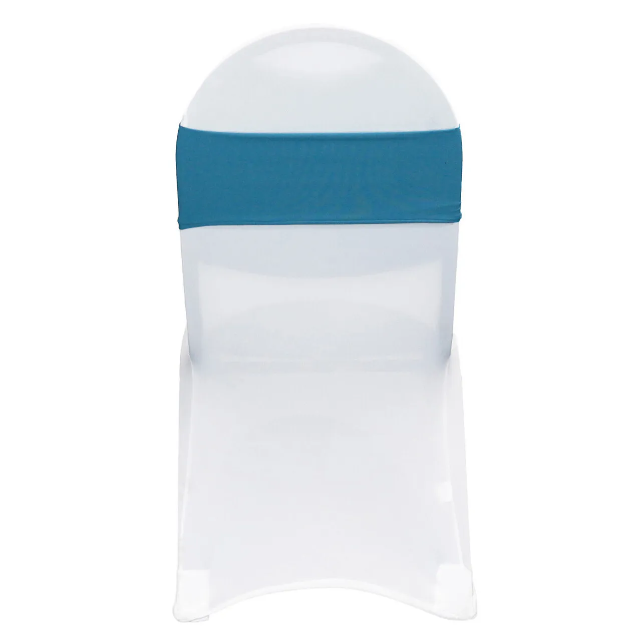 Malibu Blue Spandex Chair Bands