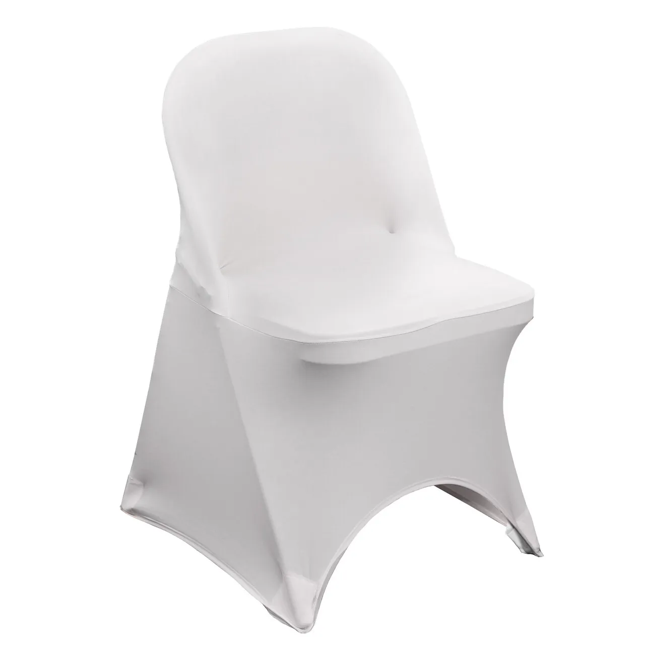 White Spandex Folding Chair Covers