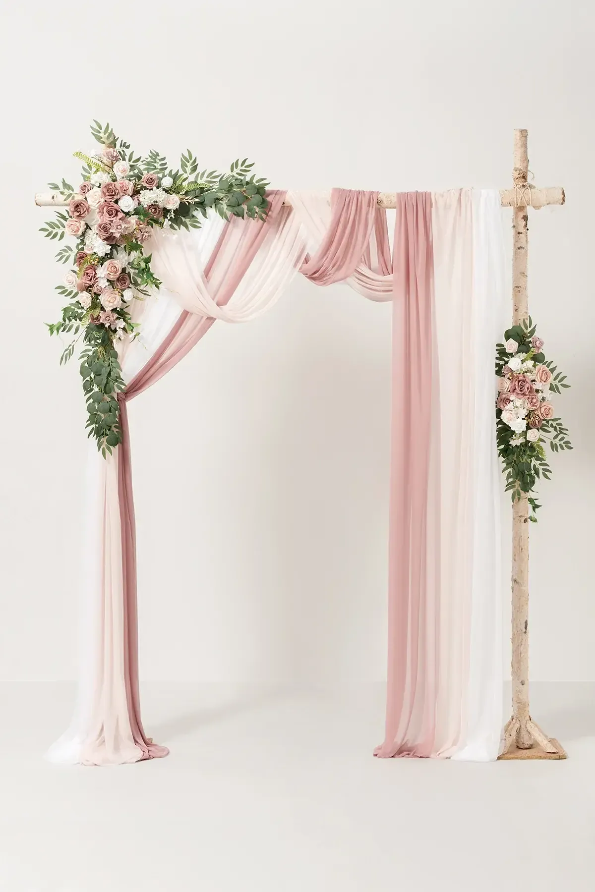 Dusty Rose and Cream Arbor Florals