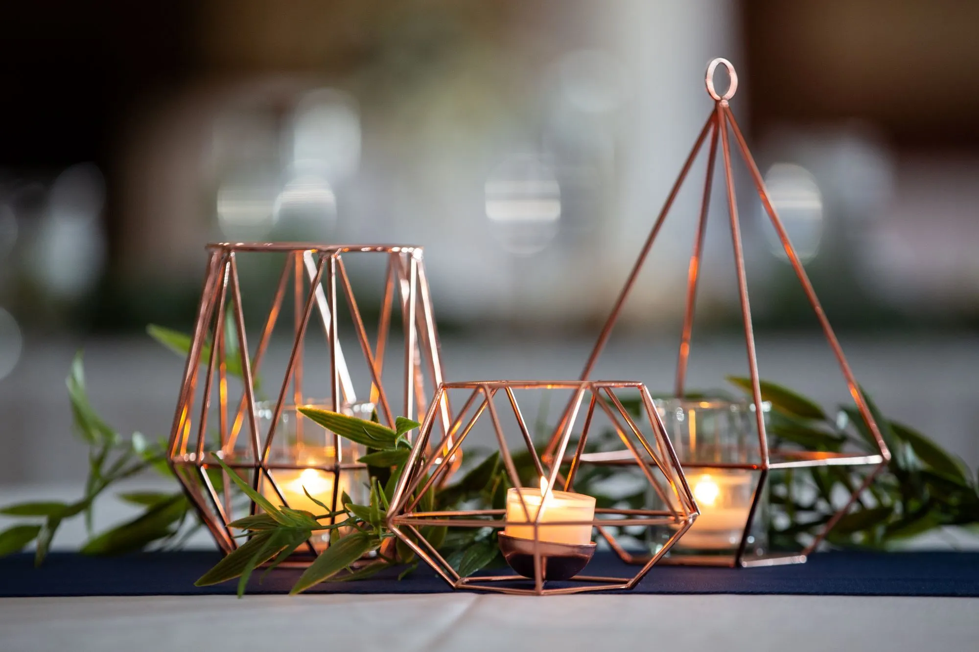 Rose Gold Geometric Shapes