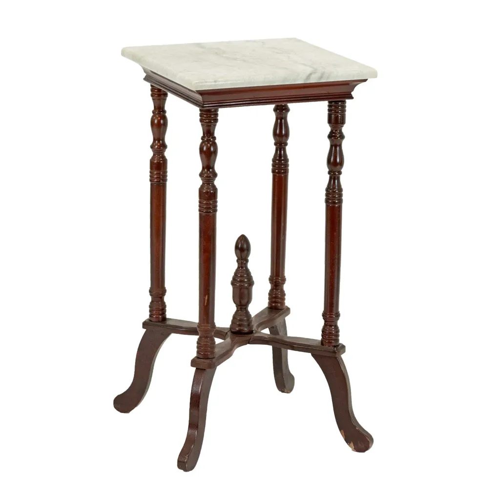 Fern stand-marble top
