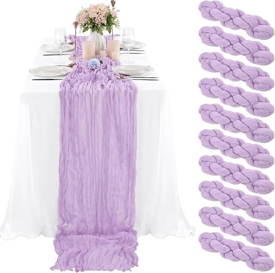 Runner-Gauze-Dark Lilac