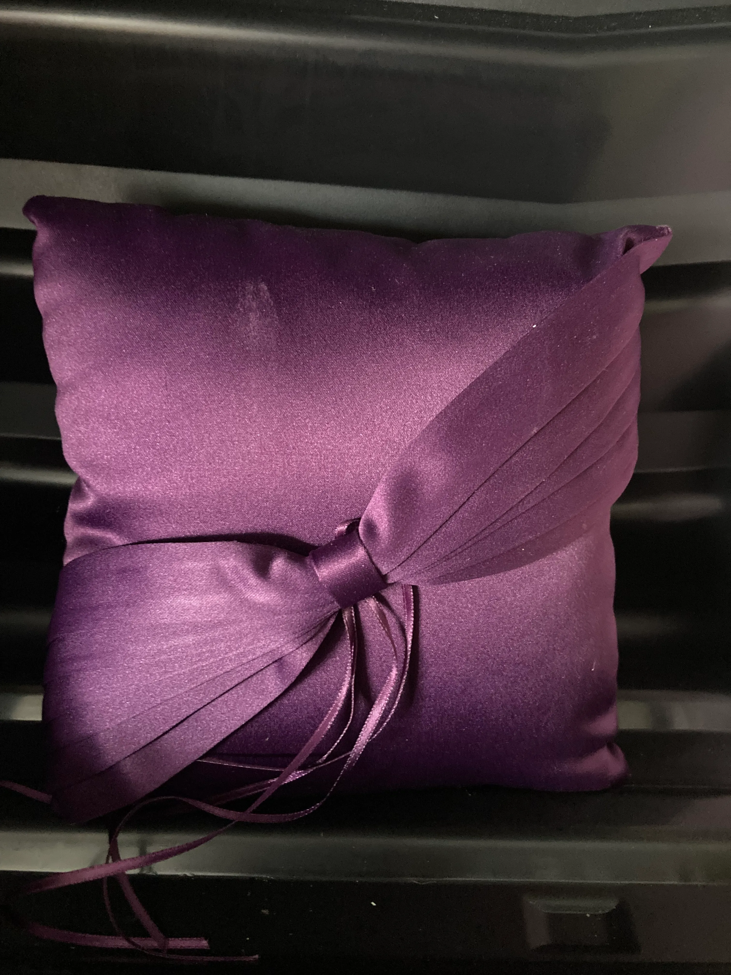 Ring Bearer Pillow-Eggplant color