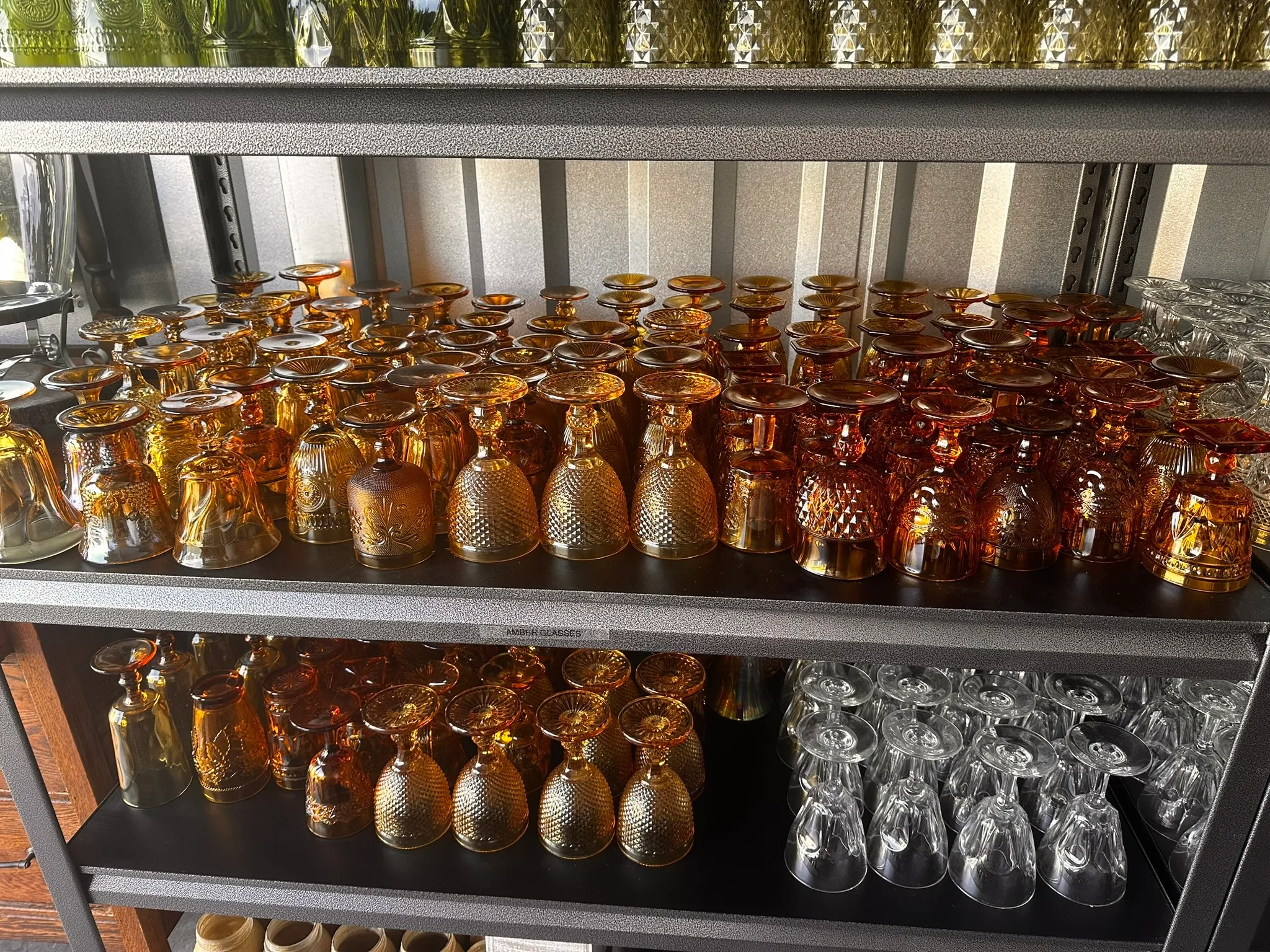 Goblet-Amber Vintage Styles