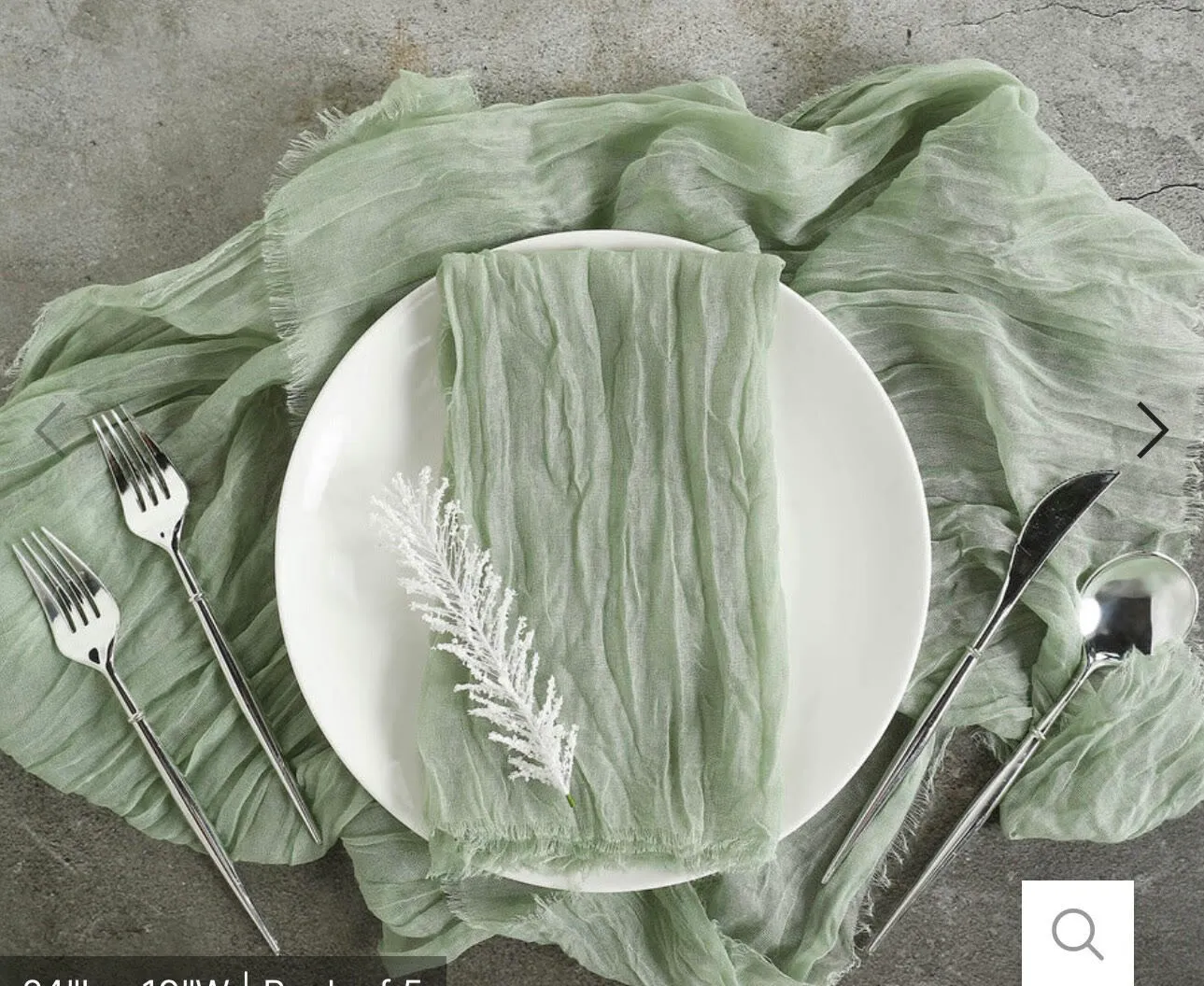 Gauze Sage Runner- Item # 2004