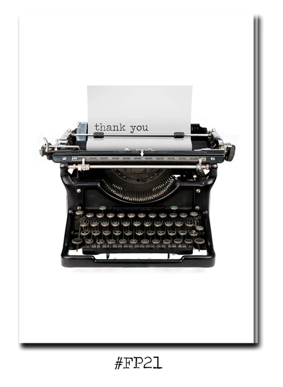 Vintage typewriter