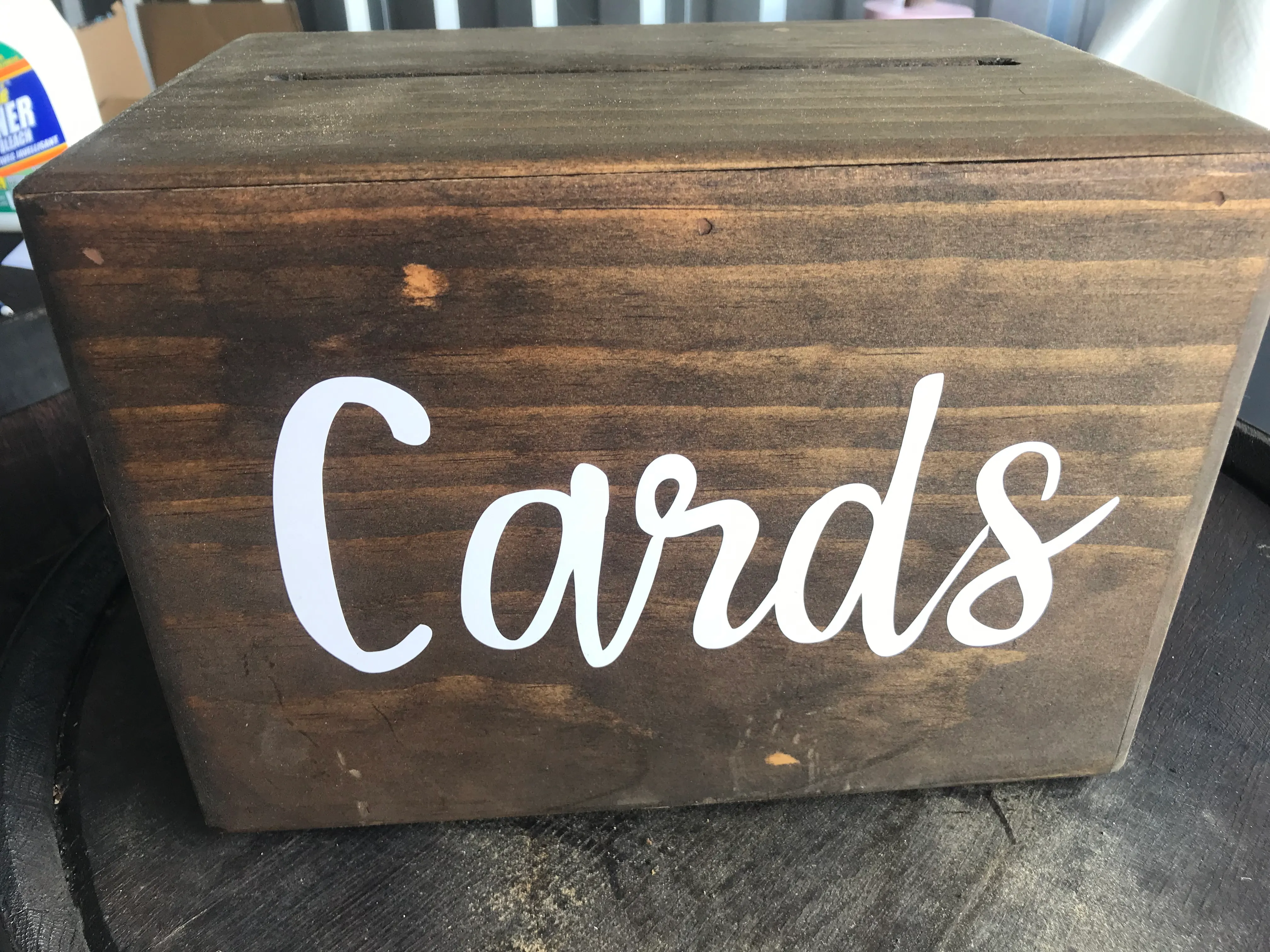 Card Box-wooden