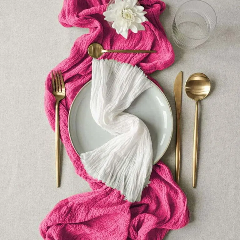 Runner-Gauze-bright Pink