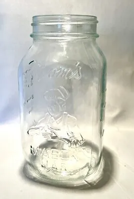 Mason jar-quart-clear