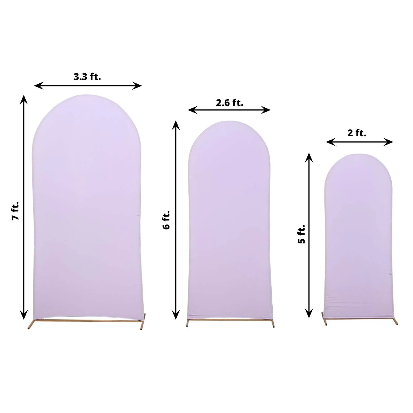 Arch cover-6ft-Lilac