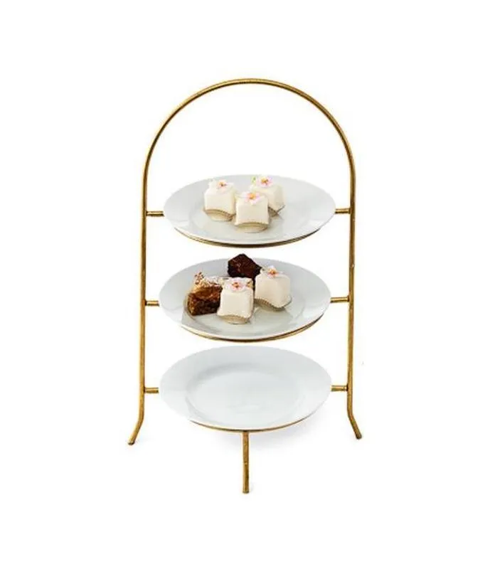 Gold Plate Stand-similar to pic