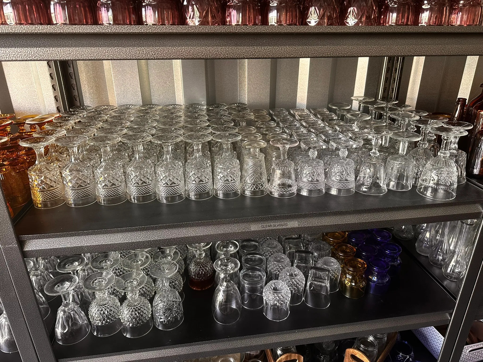 Goblet-Clear Mixed Vintage Styles