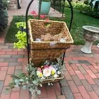 Tiered basket stand